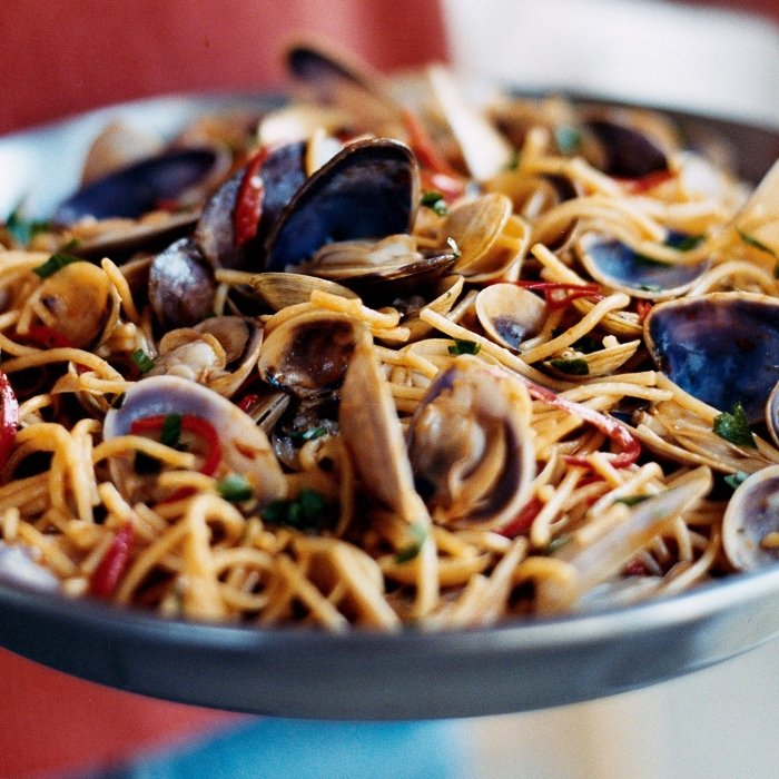 Seafood Fideuà — Shore Break Seafood