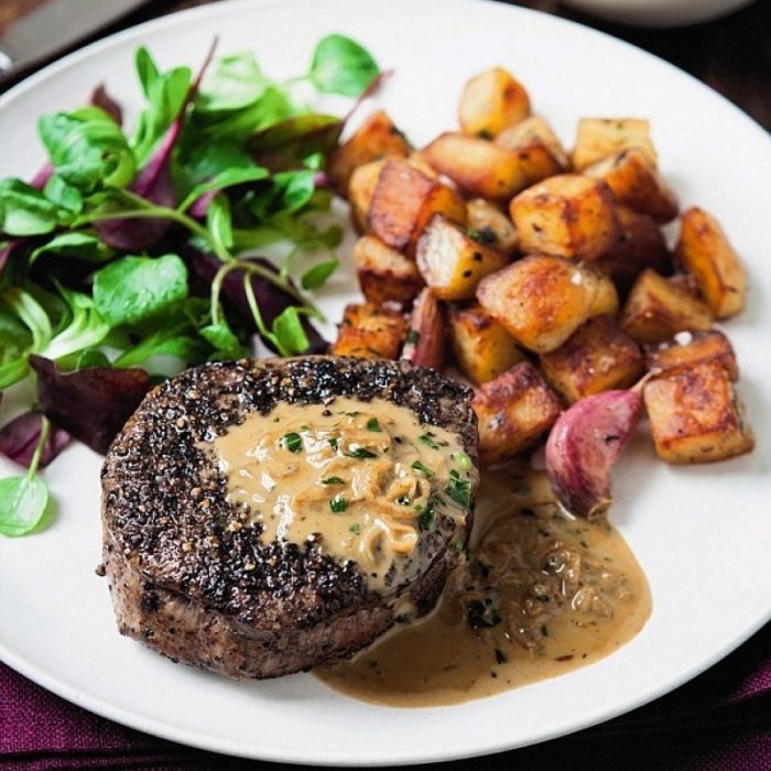 Steak Diane — Roaring Porterhouse